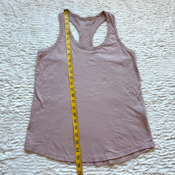 Beyond Yoga Blue Pima Cotton Racerback Oversized Tank Top Size S Mauve Soft - Picture 6 of 9